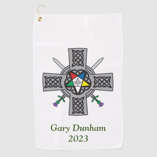 (image for) 2023 CA WP Celtic Cross Plush Terry Towel